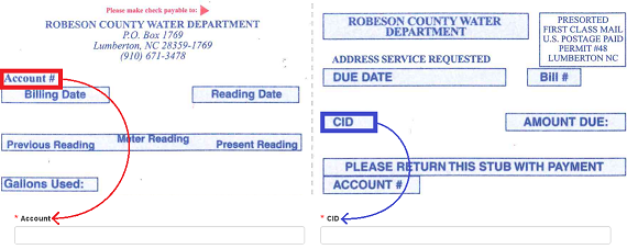 pay robeson county water bill
